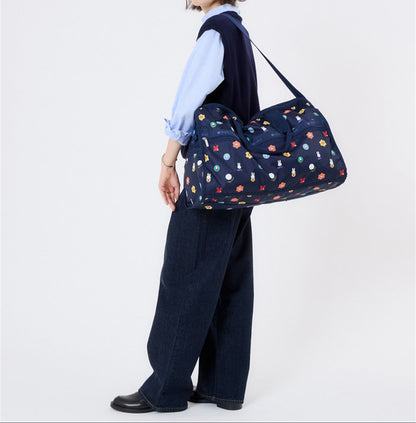 Lesportsac x Miffy Deluxe Large Weekender Miffy Navy Polka Dot Acc