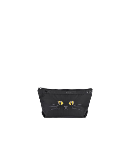 Small Sloan Cosmetic Black Cats Embroidery