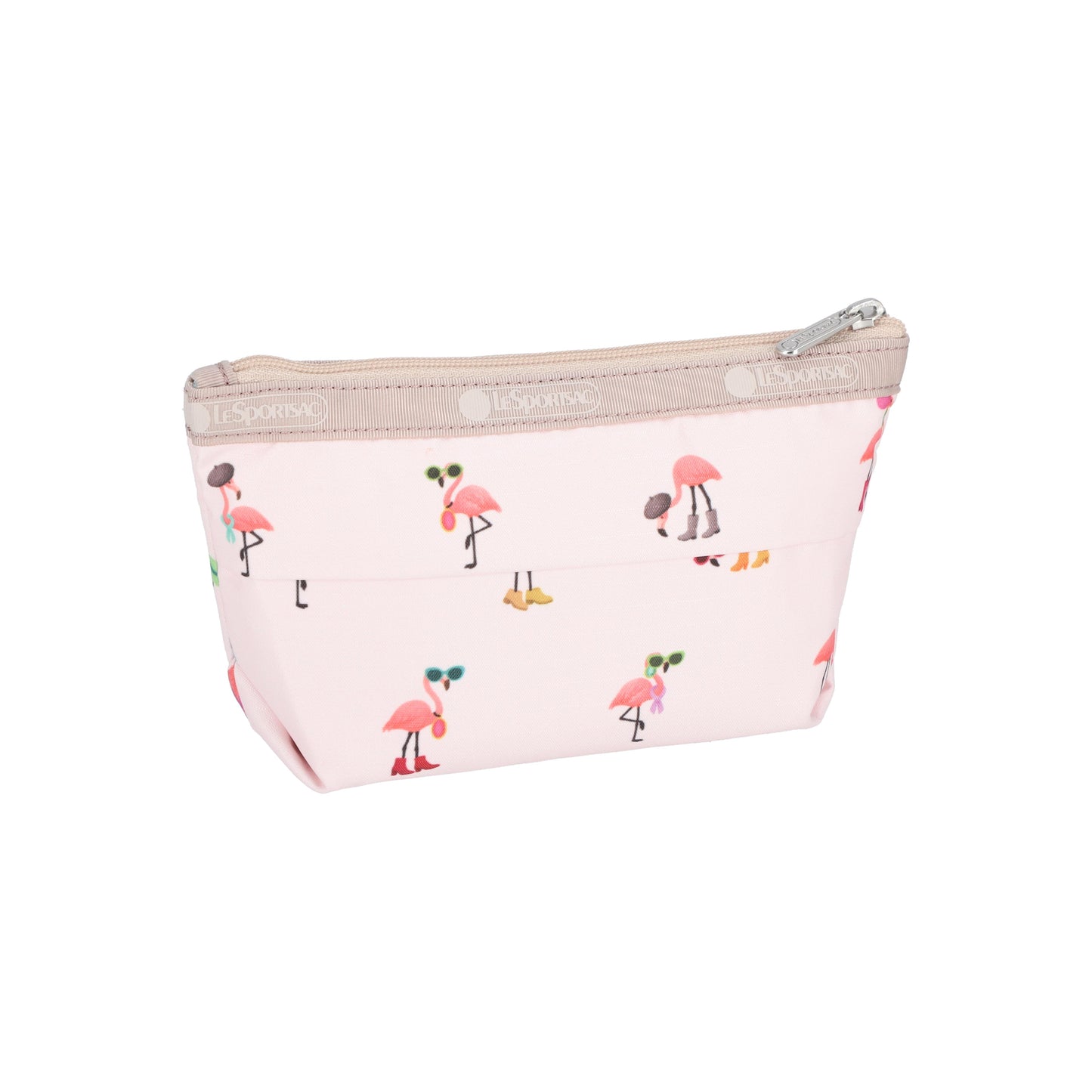 Small Sloan Cosmetic Flamingo Party