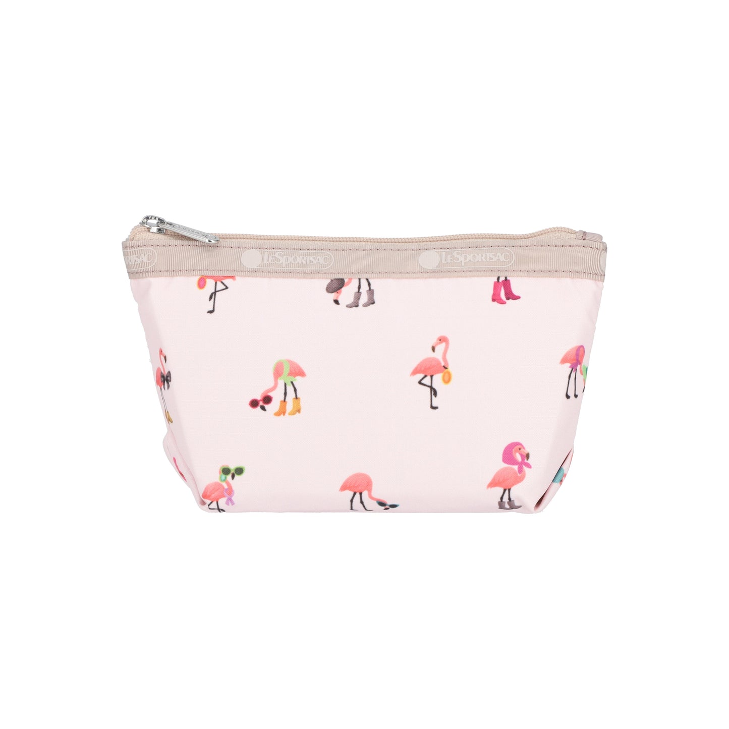 Small Sloan Cosmetic Flamingo Party