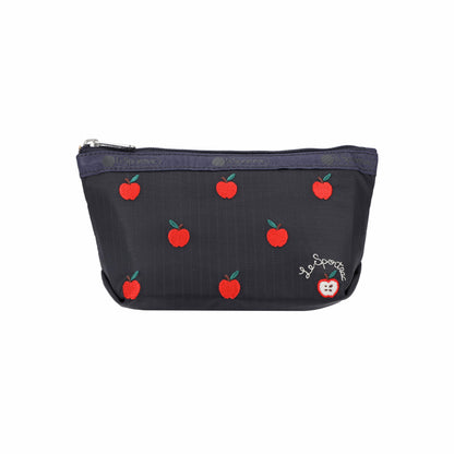 Small Sloan Cosmetic Red Apple Embroidery