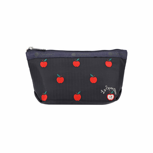 Small Sloan Cosmetic Red Apple Embroidery