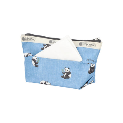 Small Sloan Cosmetic Relaxing Panda Indigo