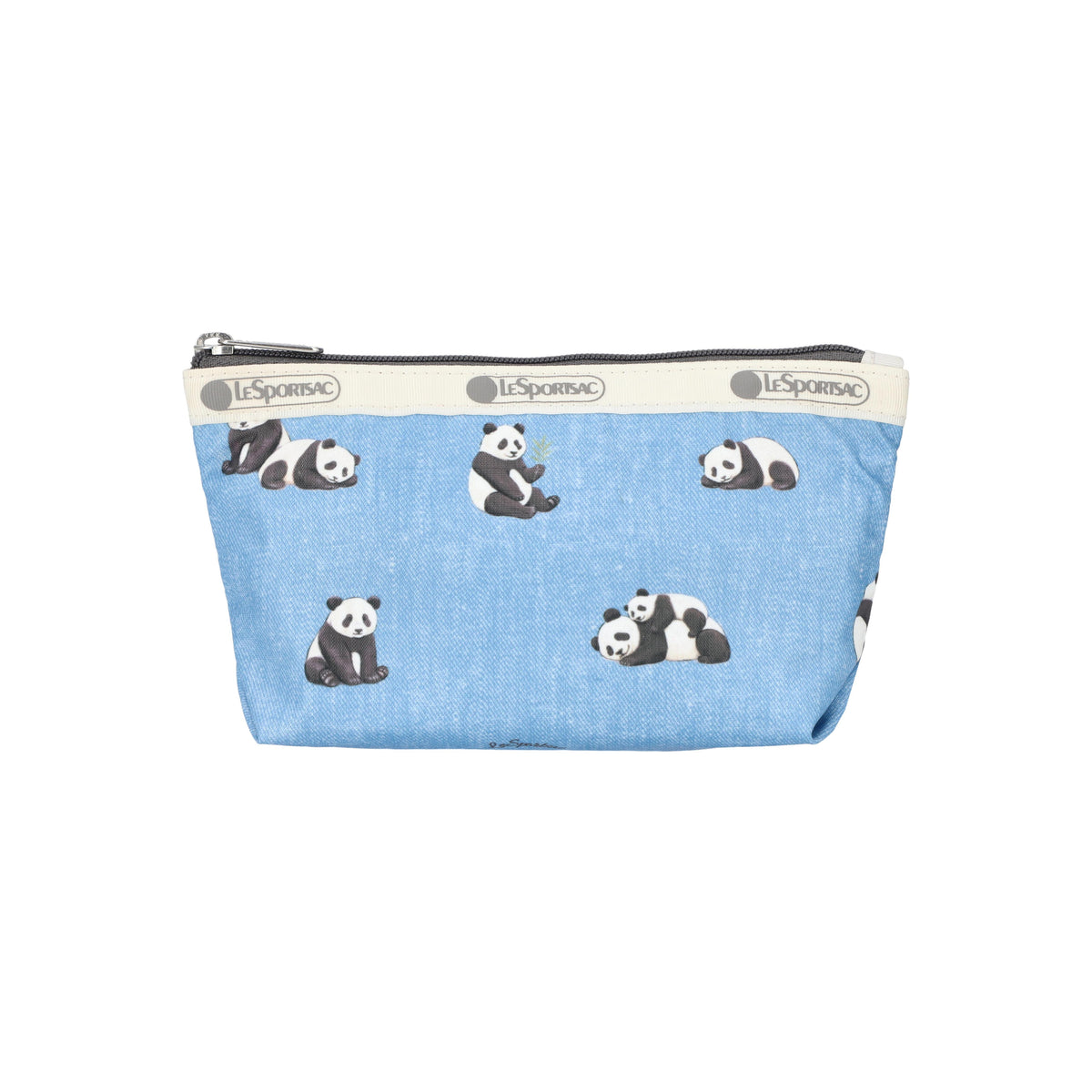 Small Sloan Cosmetic Relaxing Panda Indigo