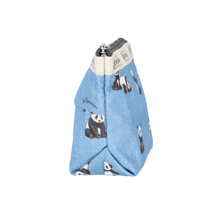 Small Sloan Cosmetic Relaxing Panda Indigo