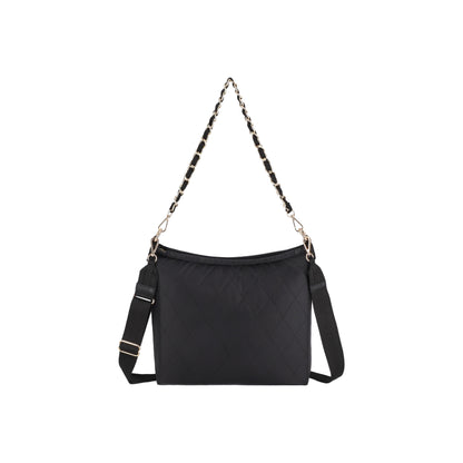 Chain Medium Zip Shoulder Midnight Quilt Chain