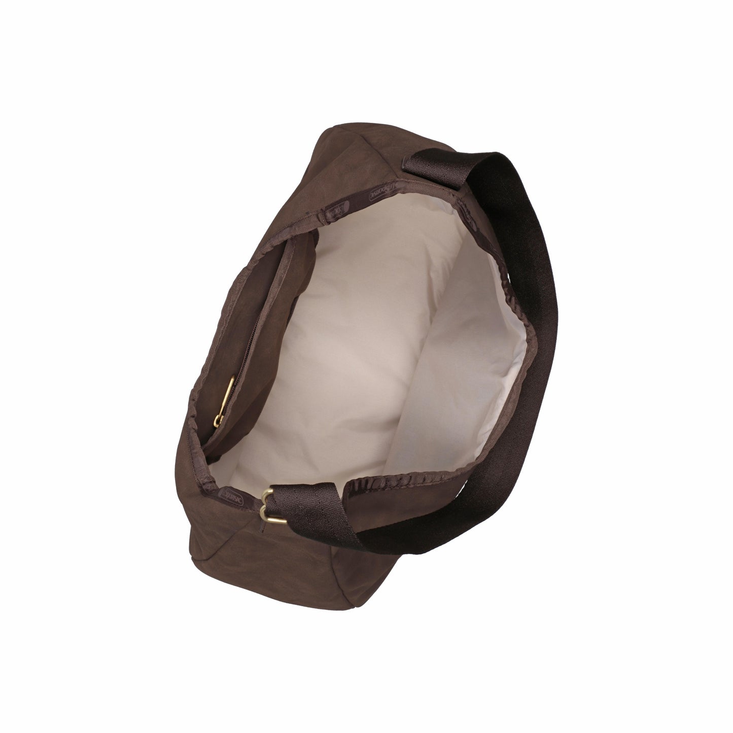 Large Suede Hobo Dark Chocolate Suede