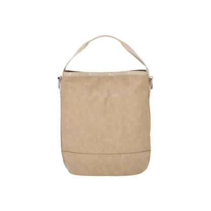 Small Suede Bucket Bag Sandstone Suede
