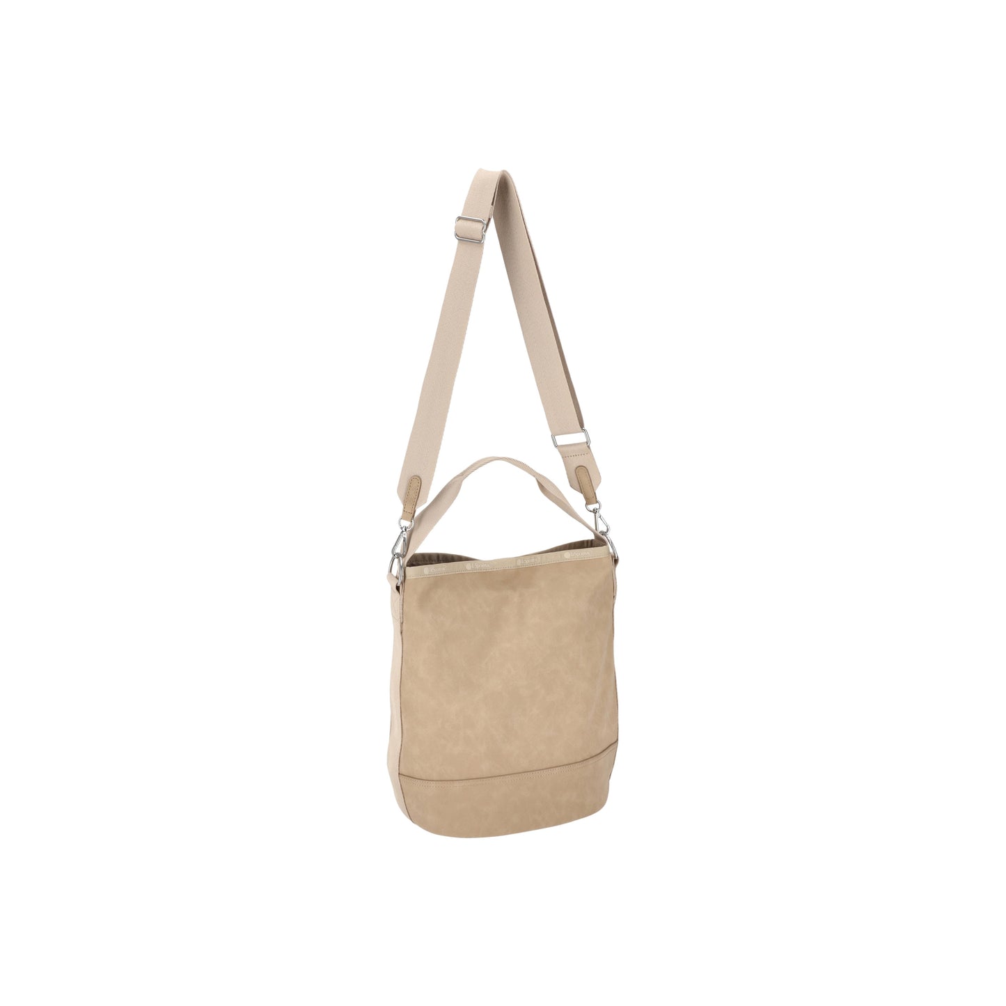 Small Suede Bucket Bag Sandstone Suede