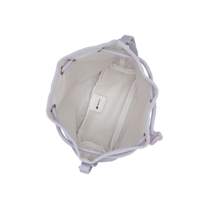 Micro Drawstring Bag Silver Lilac Shine