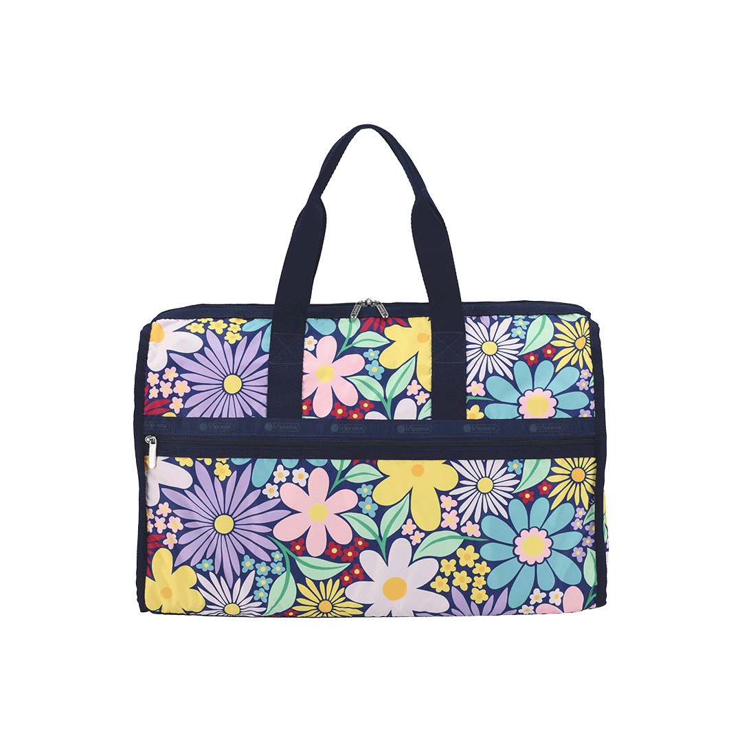 Flower Pop Deluxe Large Weekender Travel Bag