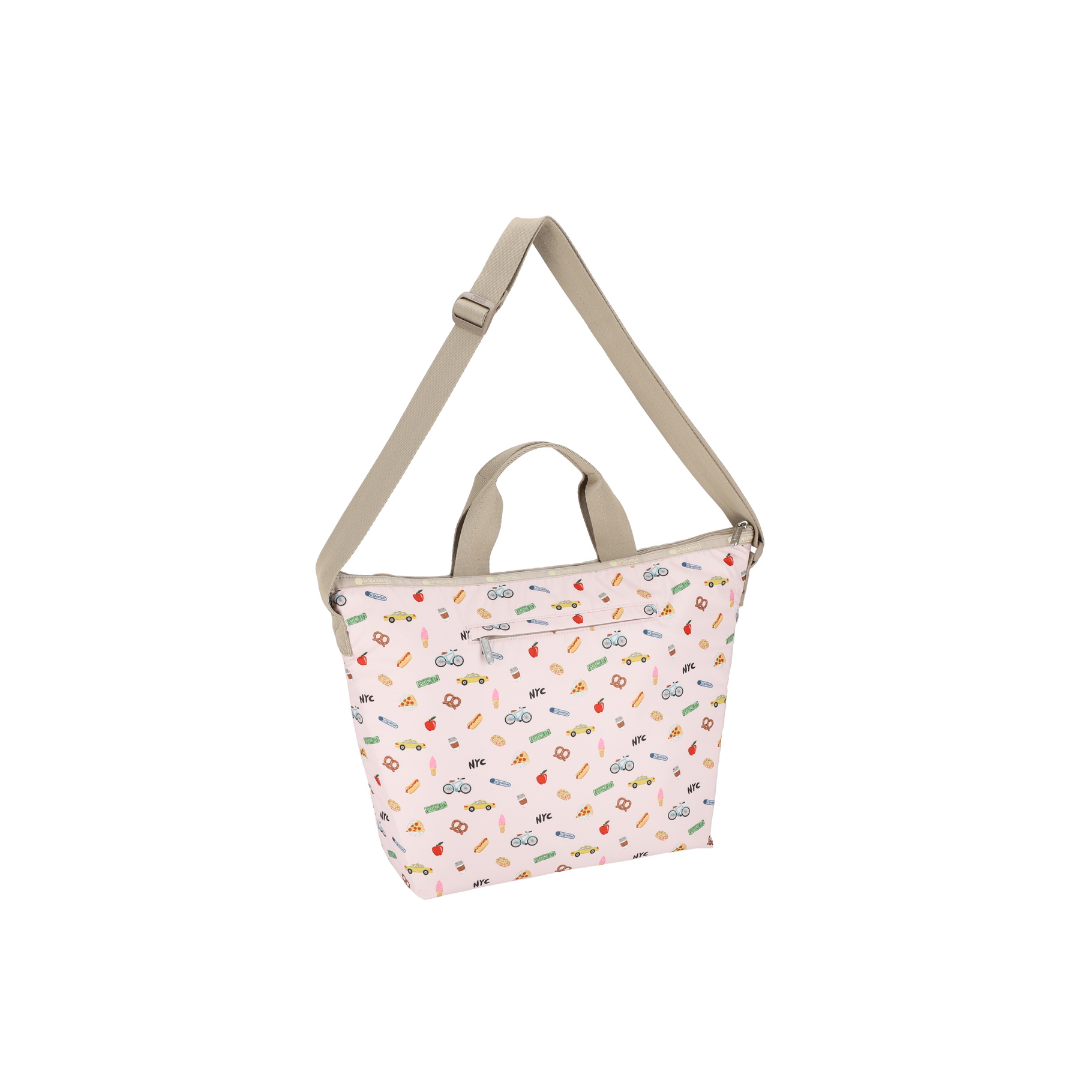 Deluxe Easy Carry Tote NYC Icons Pink