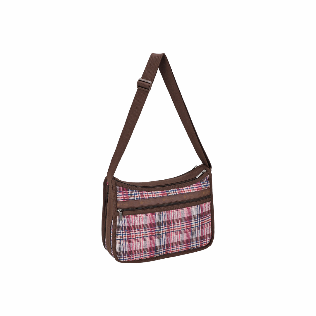 Deluxe Everyday Bag Pink Rosewood Plaid