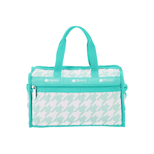 LeSportsac Willow Check Deluxe Mini Duffel Crossbody Bag
