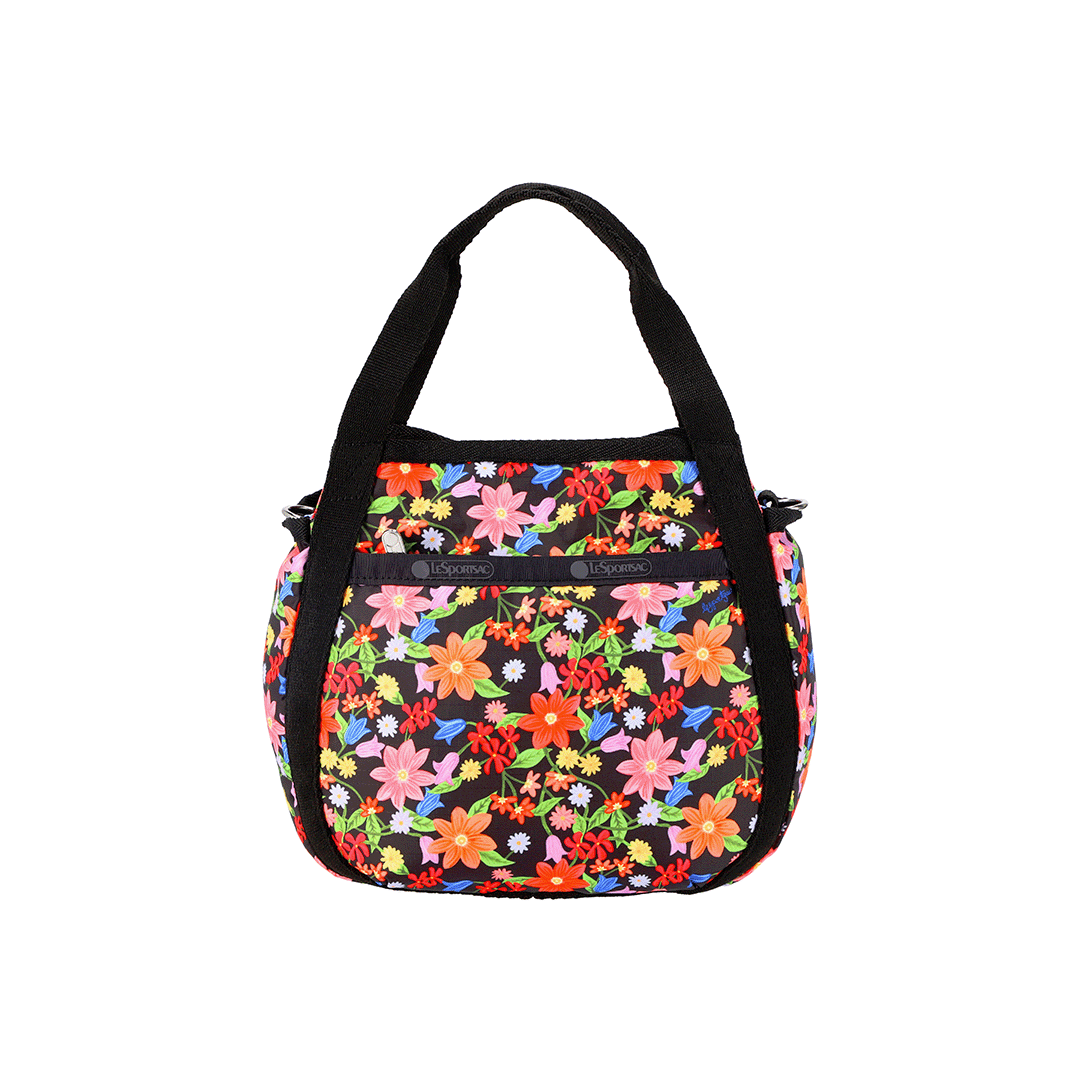 Painted Garden Small Jenni Top Handle Crossbody Bag