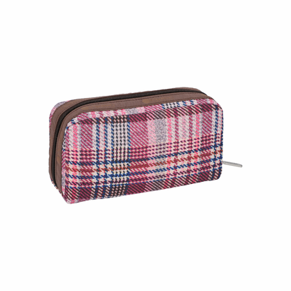 Rectangular Cosmetic Pink Rosewood Plaid