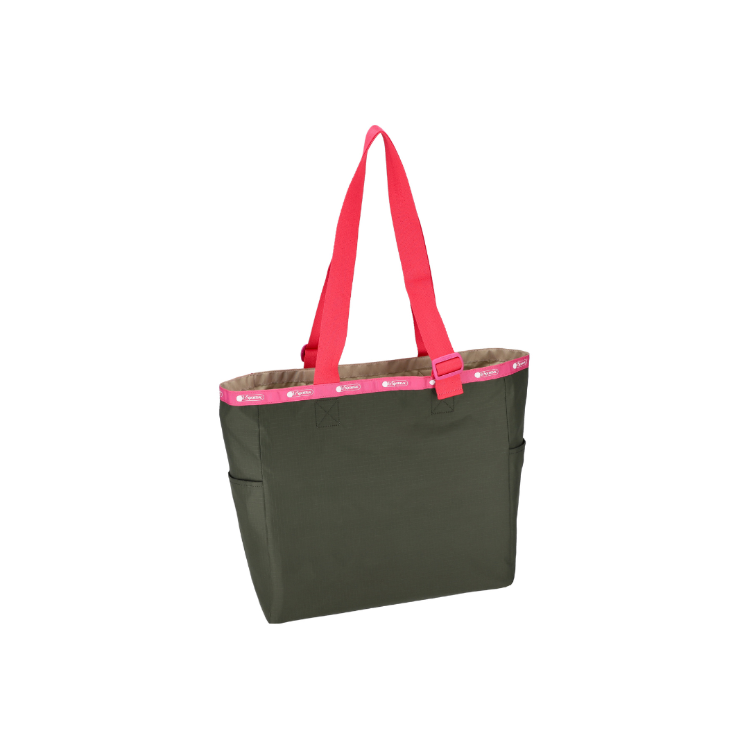 Large Handle Adjustable Tote Avocado/Bepk Wb