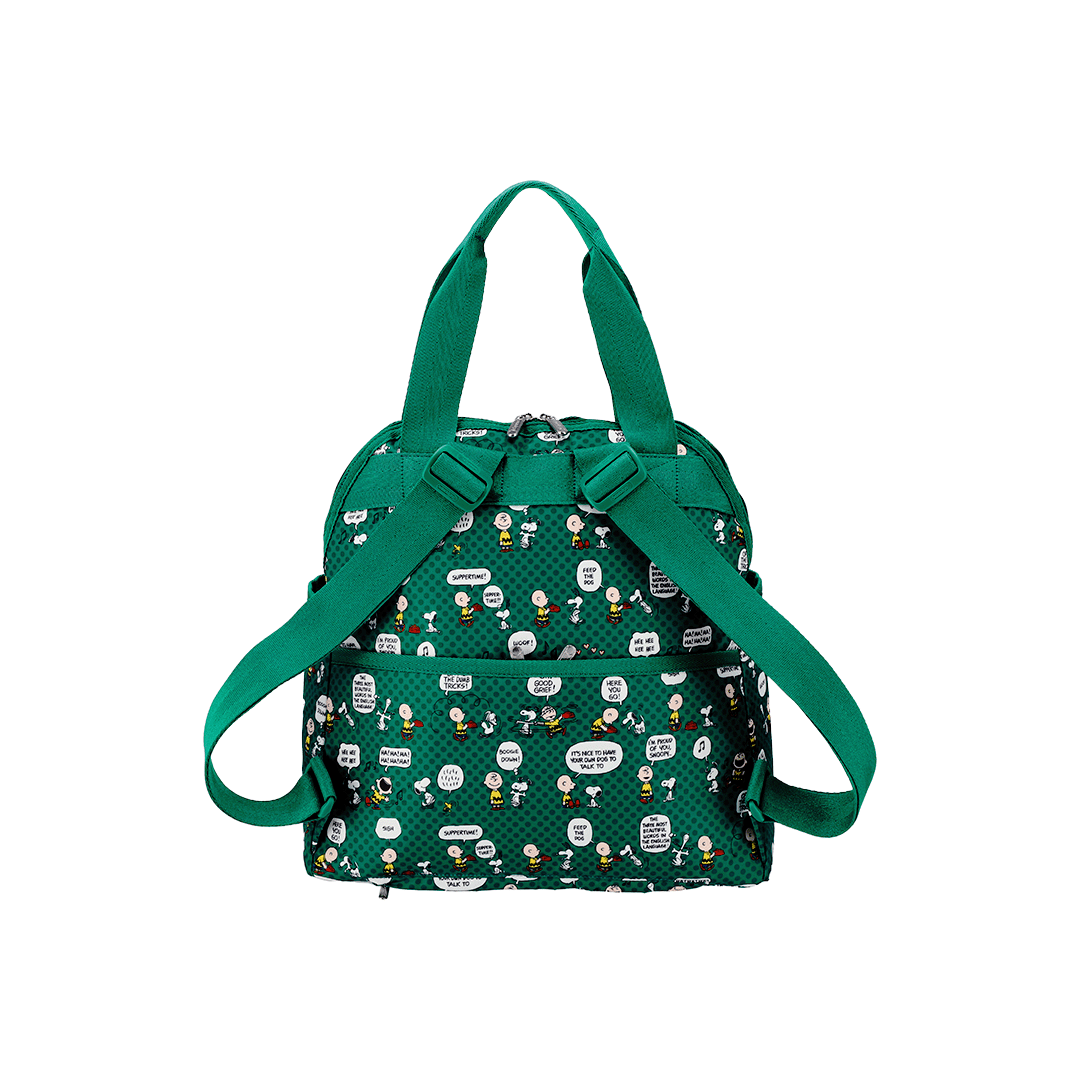 Peanut Pals Green Double Trouble Backpack