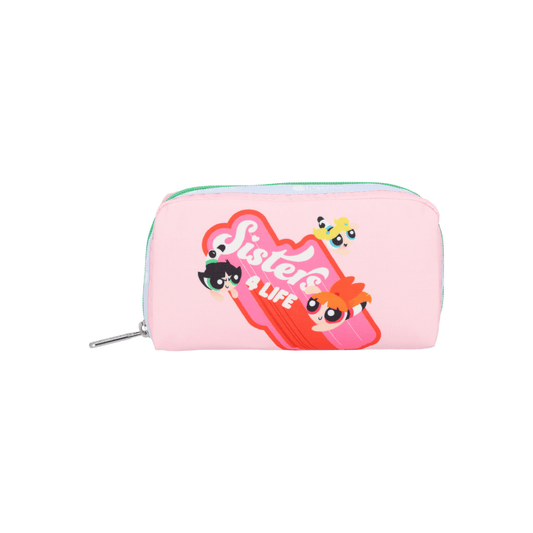 LeSportsac x Powerpuff Girls Rectangular Cosmetic Pink