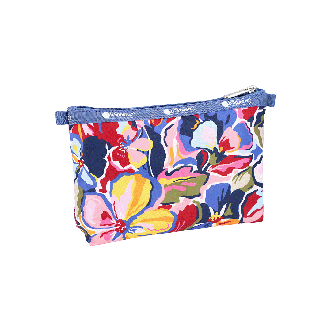 Autumn Floral Cosmetic Clutch Pouch