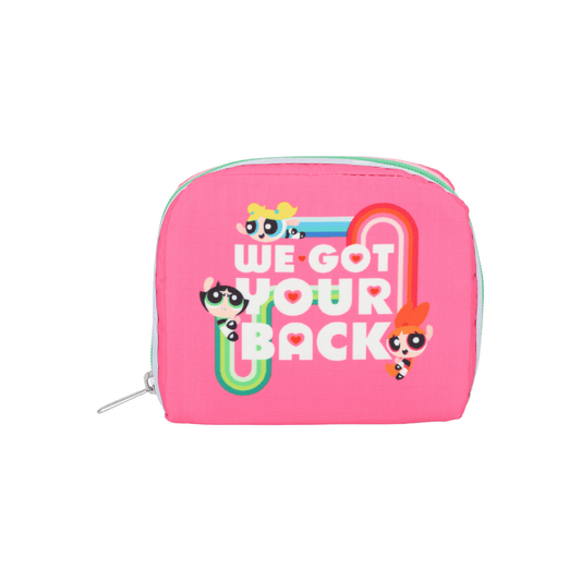 LeSportsac x Powerpuff Girls Square Cosmetic Pink