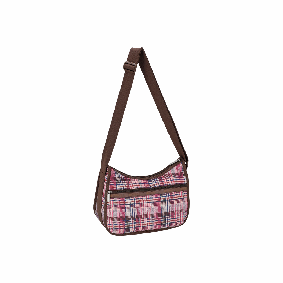 Classic Hobo Pink Rosewood Plaid