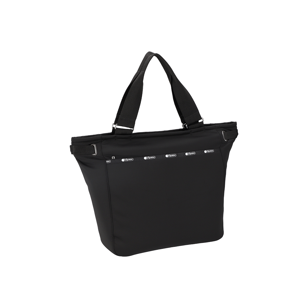 Black Weave Tote Bag