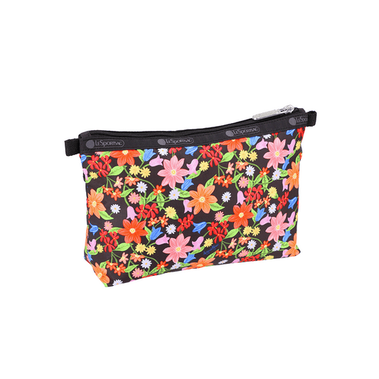 Painted Garden Cosmetic Clutch Pouch