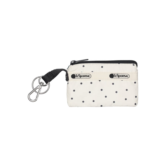 Zip Card Holder Playful Dots