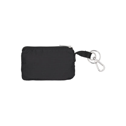 Zip Card Holder Recycled Black