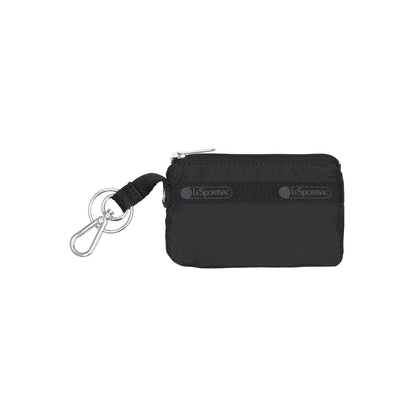 Zip Card Holder Recycled Black