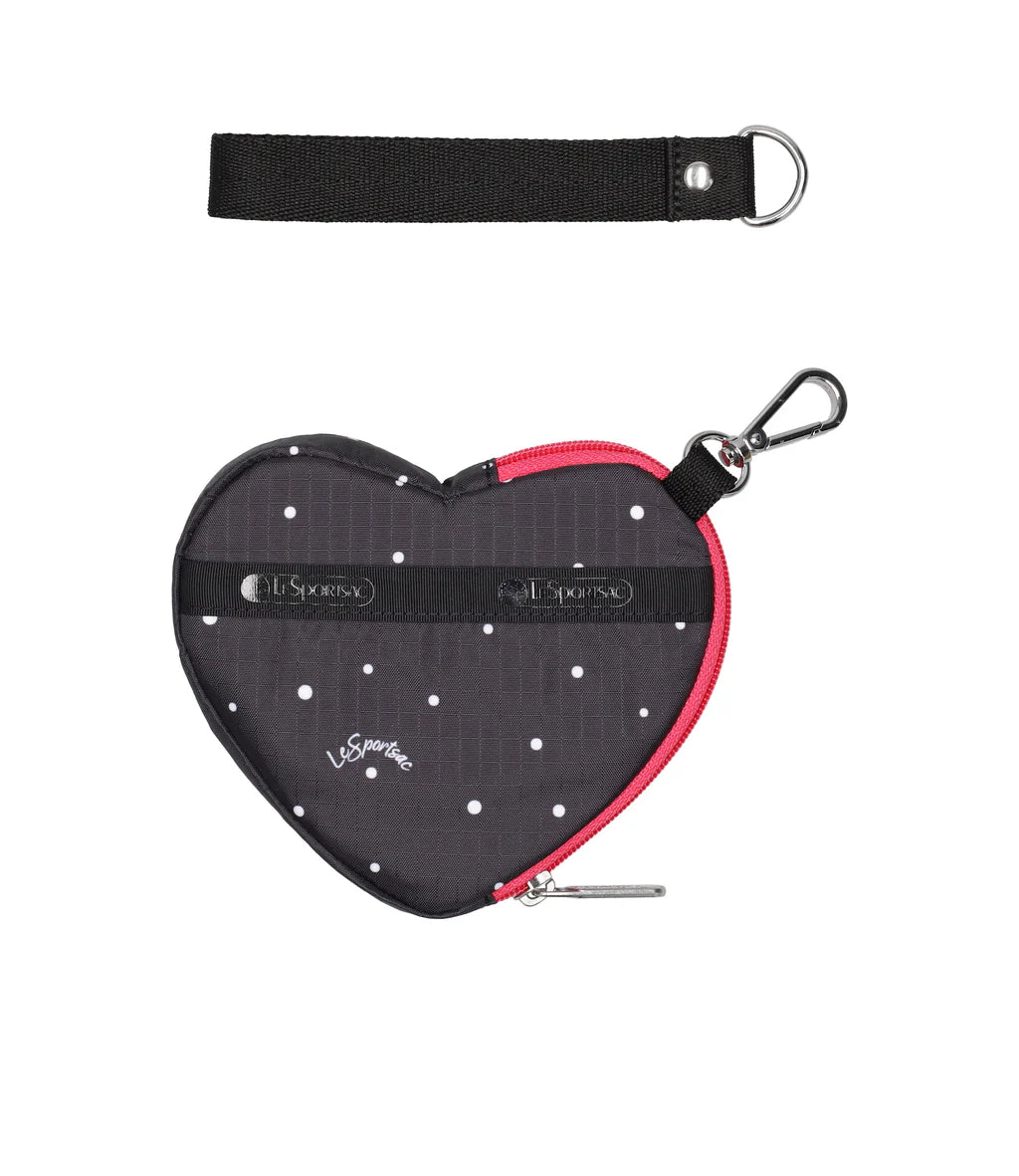 Heart Wristlet Bliss Dot Pink