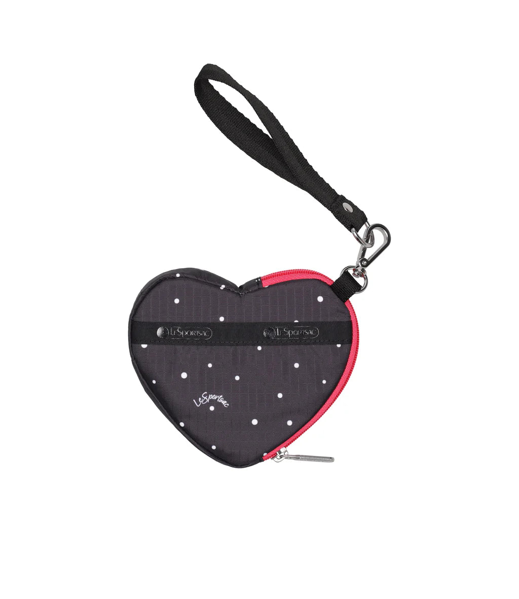 Heart Wristlet Bliss Dot Pink