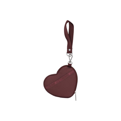 Heart Wristlet Deep Cherry