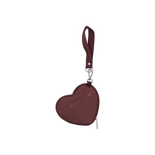 Heart Wristlet Deep Cherry