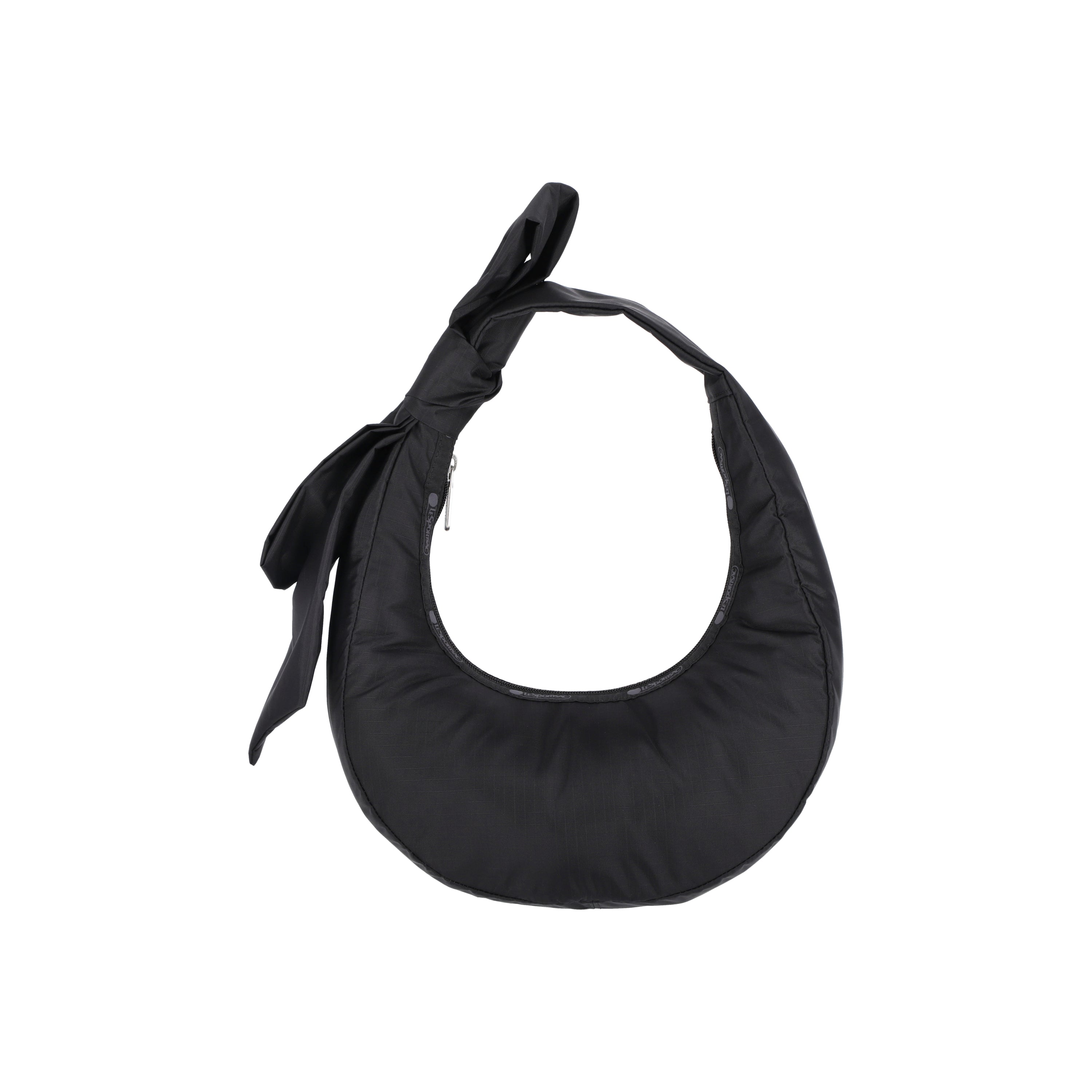 新古品✨️ LeSportsac BOW CRESCENT SHOULDER Bow Crescent Shoulder Black Bows|Lesportsac Singapore Official