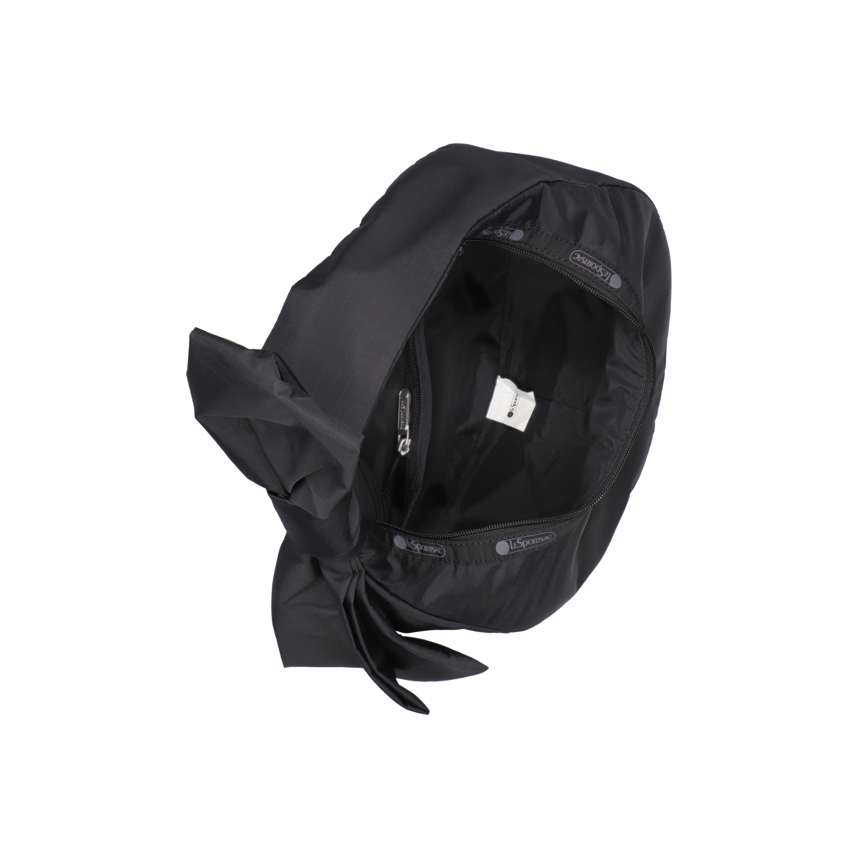 Bow Crescent Shoulder Black Bows|Lesportsac Singapore Official
