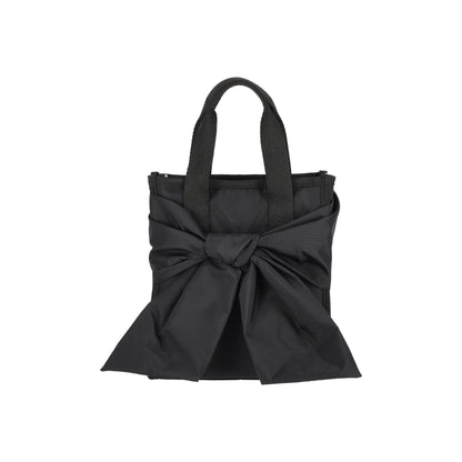 Bow Mini N/S Tote Black Bows