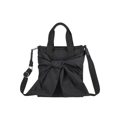 Bow Mini N/S Tote Black Bows
