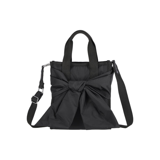 Bow Mini N/S Tote Black Bows