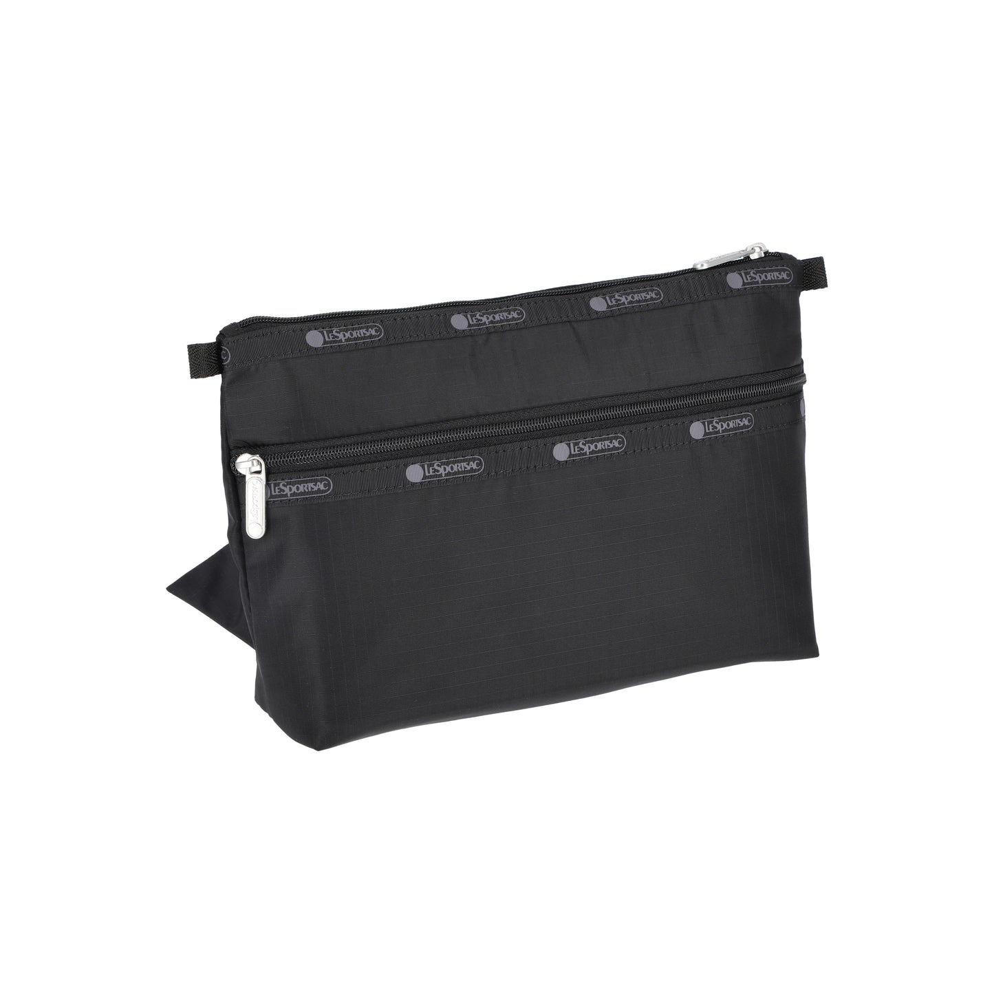 Bow Cosmetic Clutch Black Bows