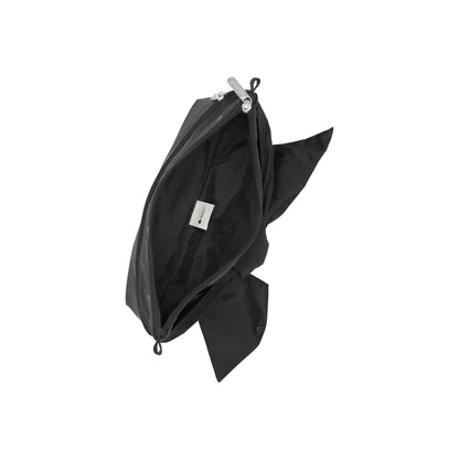 Bow Cosmetic Clutch Black Bows