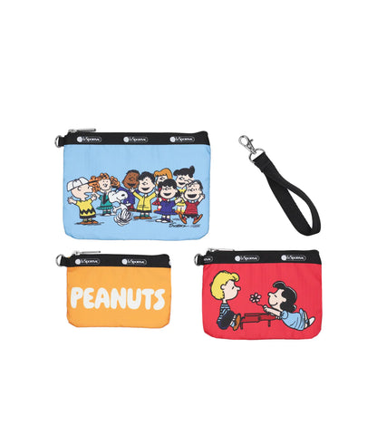 Lesportsac x Peanuts Wristlet Pouch Set