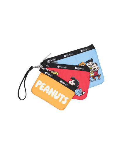 Lesportsac x Peanuts Wristlet Pouch Set