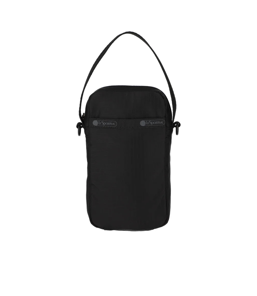 Recycled Black Mini Phone Crossbody