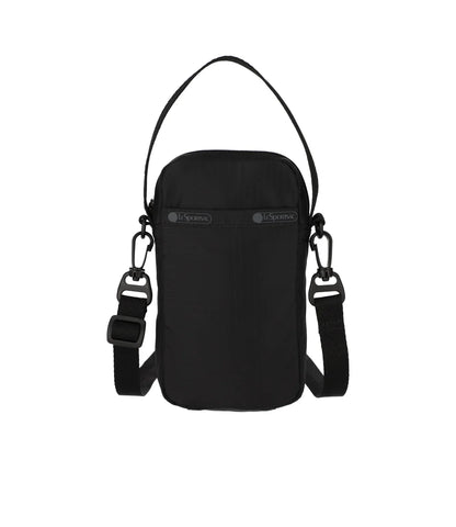 Recycled Black Mini Phone Crossbody