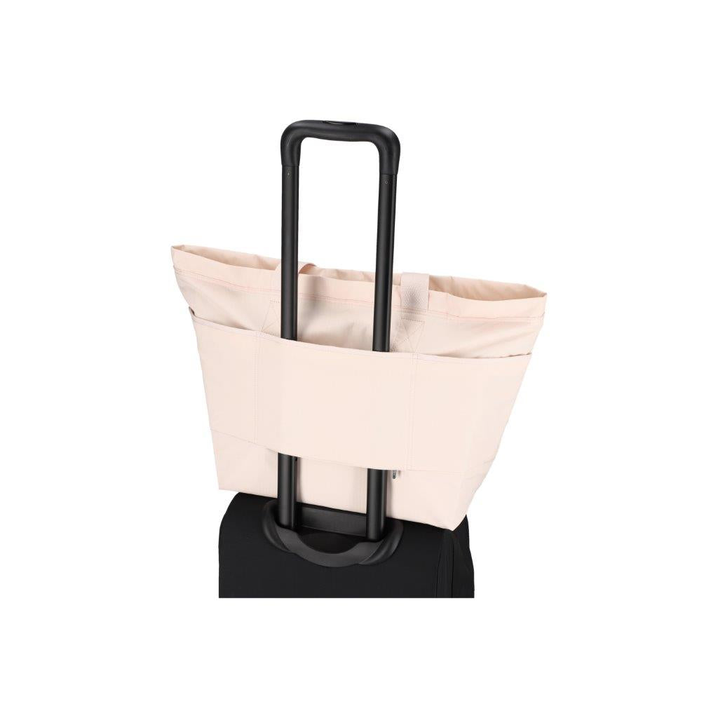 Carlin Zip Top Tote Bag Peach Blush