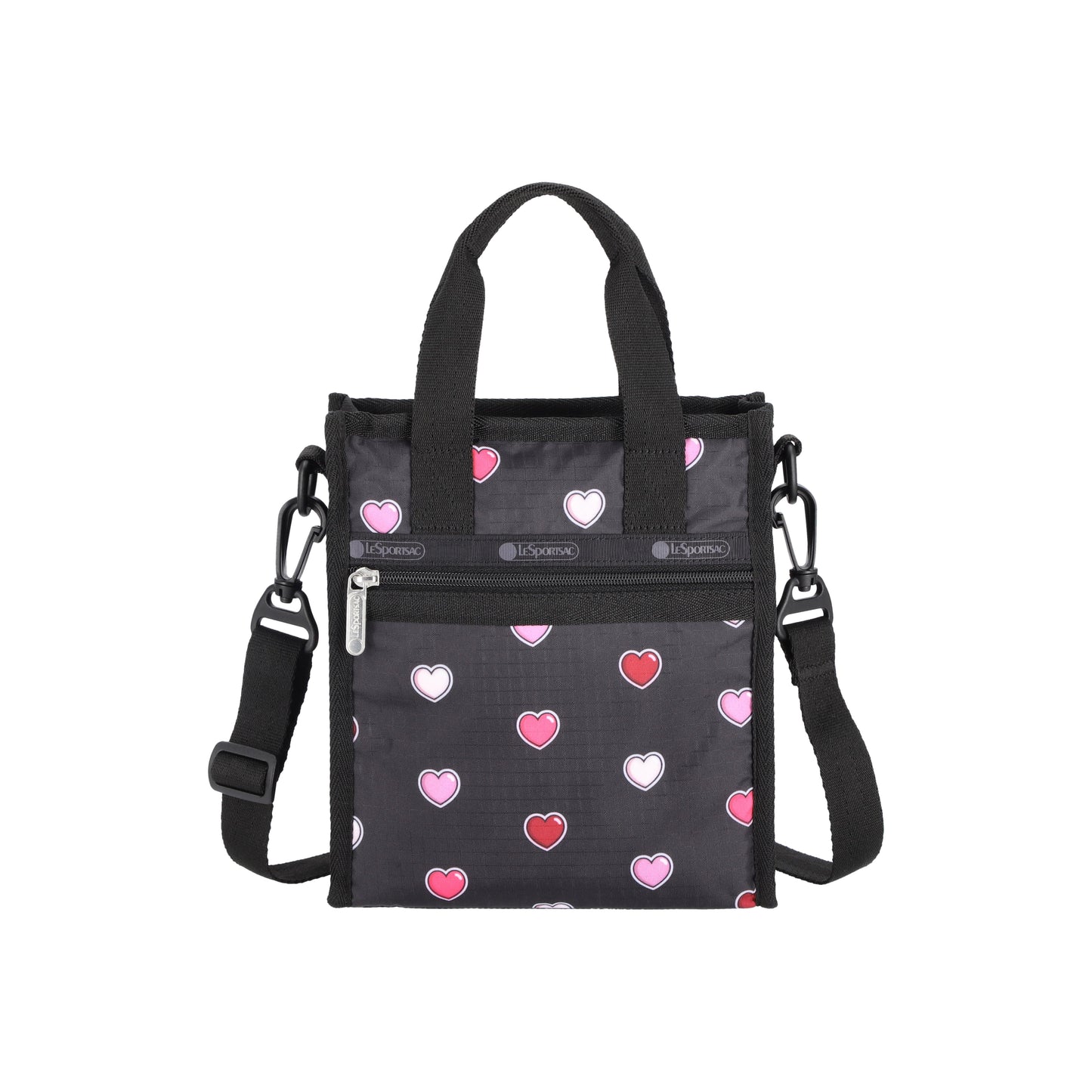 Mini N/S Tote Scattered Heart Stickers