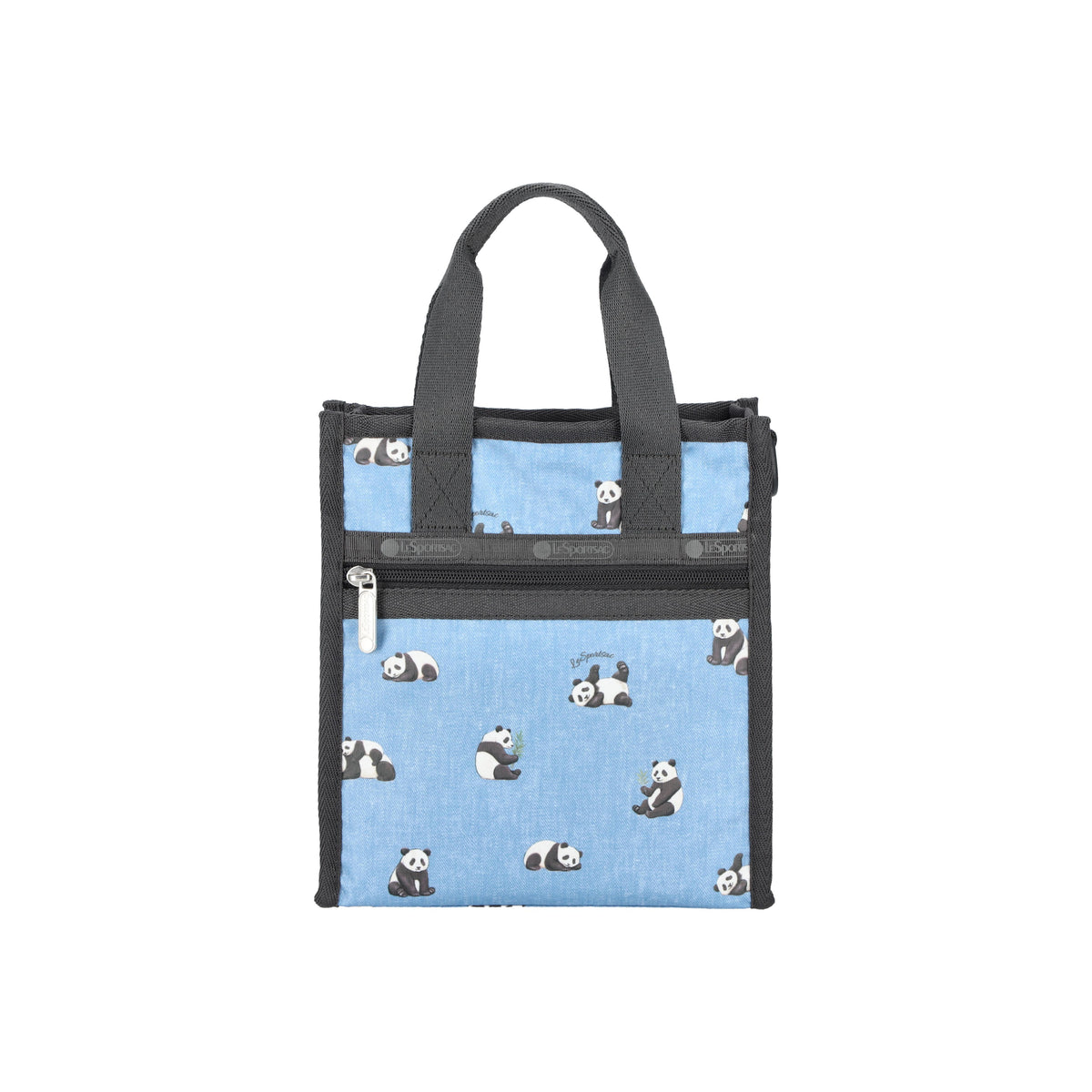 Mini N/S Tote Relaxing Panda Denim