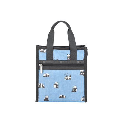 Mini N/S Tote Relaxing Panda Denim